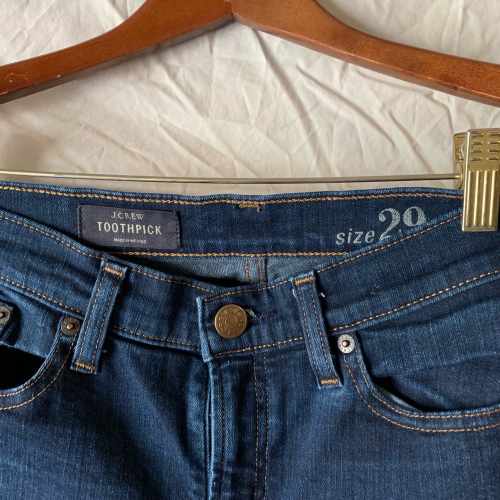 Jcrew toothpick jeans